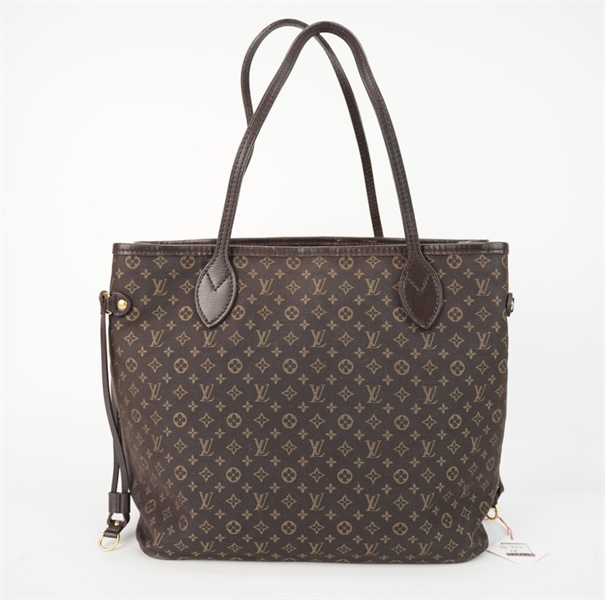 Túi LV dây rút hoa đen viền nâu size 32 KG+