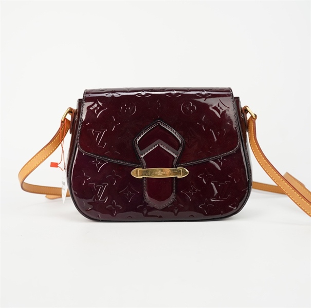 Túi LV hoa nâu tím size 20 (HVo) KG+