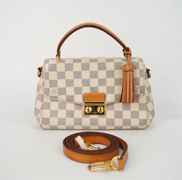 Túi LV cluny ô vuông xám size 23 KG+