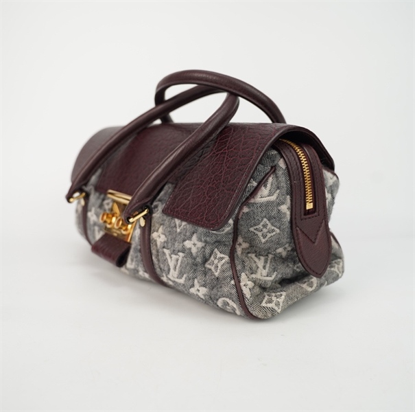 Túi LV xám nắp tím FL3160 size 34 KG+