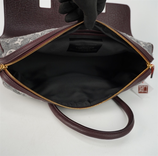 Túi LV xám nắp tím FL3160 size 34 KG+