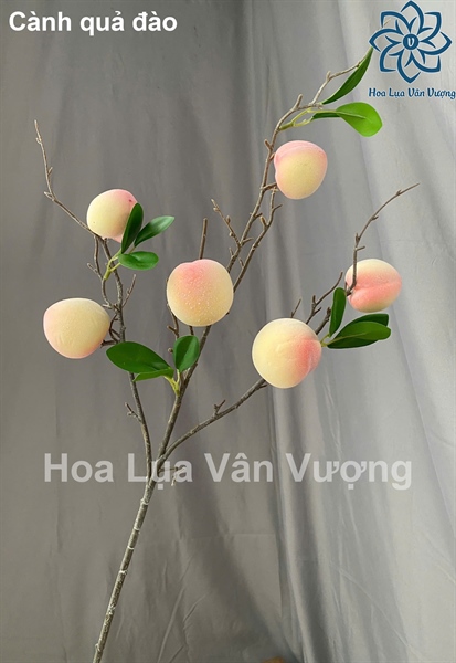 Cành quả đào - Cành quả - Hoa Lụa Vân Vượng