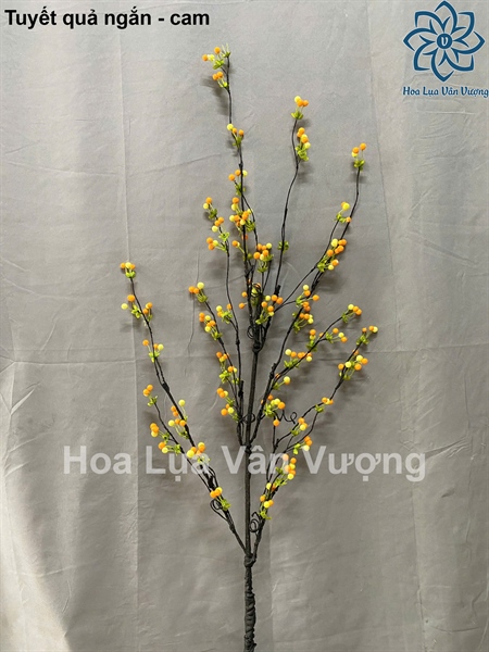 Tuyết quả ngắn - Cành quả - Hoa Lụa Vân Vượng