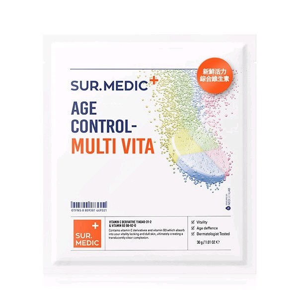 Mặt Nạ SUR.MEDIC AGE CONTROL MULTI VITA