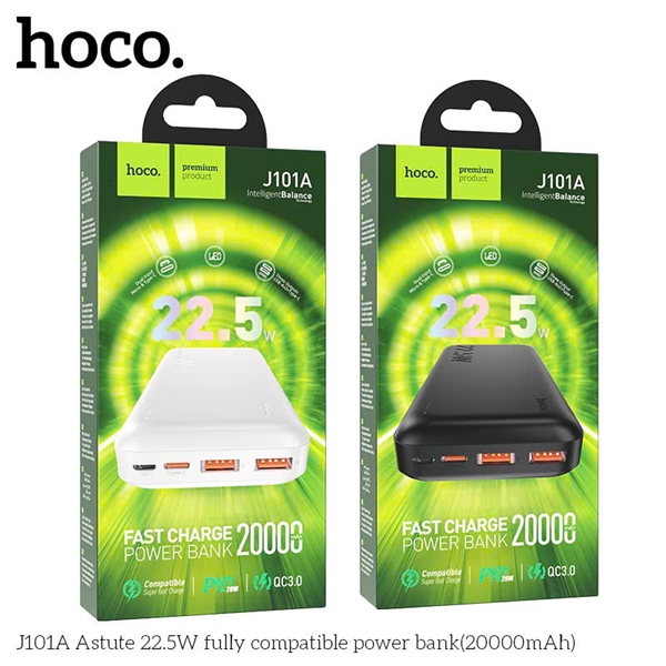 Sạc dự phòng HOCO J101A/ J100A 20.000mAh 22.5W