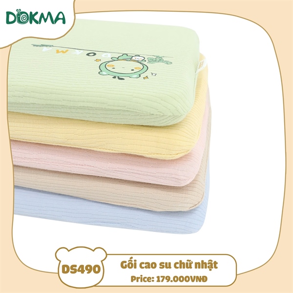 Gối cao su thoáng khí Dokma 24DS490