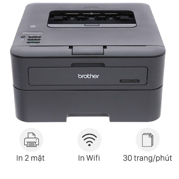 Máy in 2 mặt tự động (wifi) Brother L2366DW (HM)