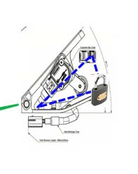 BỘ KHÓA GA XE NÂNG