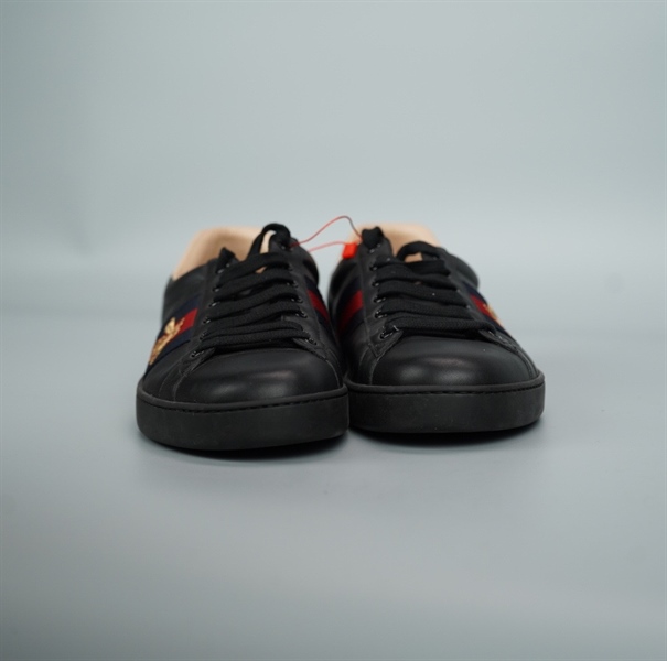 Giày GG đen con ong size 8 (BQ) KG+