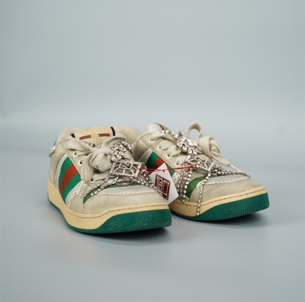 Giày GG đính dây đá size 35 (BQ) KG+