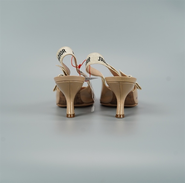 Giày Dior cao gót màu nude size 36 (BQ) KG+