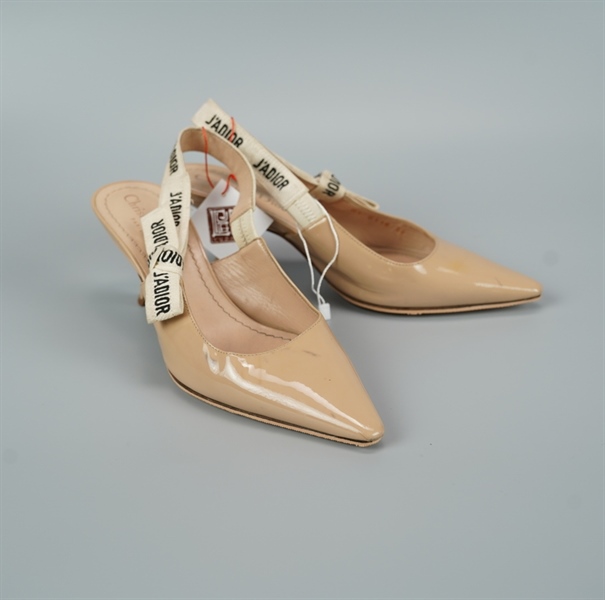 Giày Dior cao gót màu nude size 36 (BQ) KG+