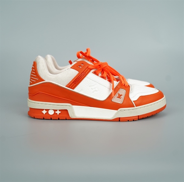 Giày LV trắng cam size 7 (BQ) KG+