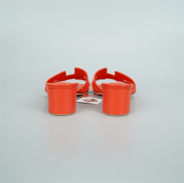 Dép Hermes màu cam size 35 (BQ) KG+