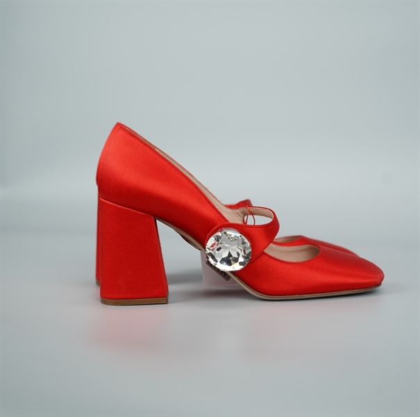 Giàu Miu Miu đỏ cam cao 9p size 36 1/2 (BQ) KG+