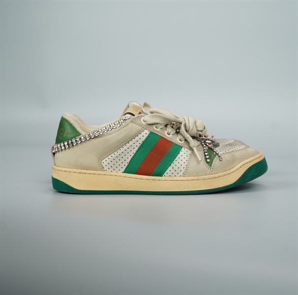 Giày GG đính dây đá size 35 (BQ) KG+