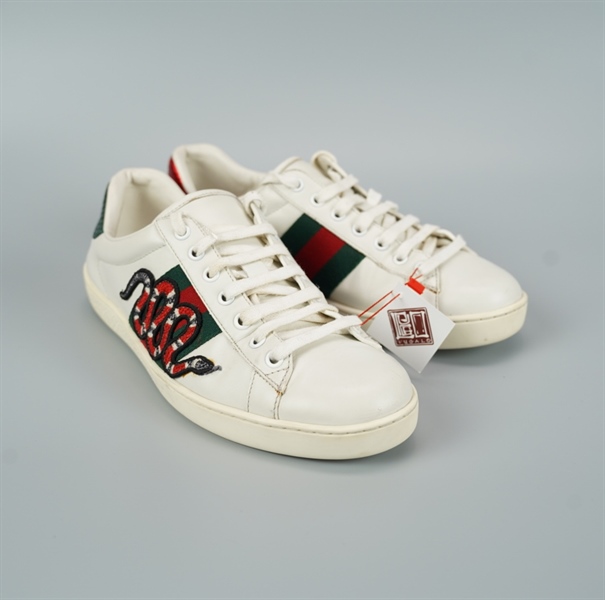 Giày GG trắng in hình rắn size 7 (BQ) KG+