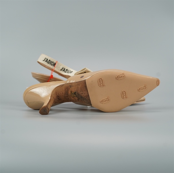 Giày Dior cao gót màu nude size 36 (BQ) KG+