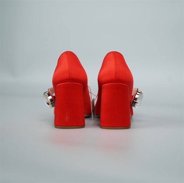 Giàu Miu Miu đỏ cam cao 9p size 36 1/2 (BQ) KG+