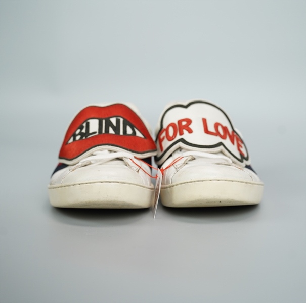Giày GG Blind For Love trắng size 6 1/2 (BQ) KG+
