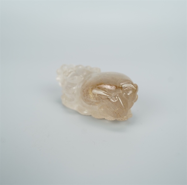 Cụ Tỳ Hưu thạch anh tóc vàng +