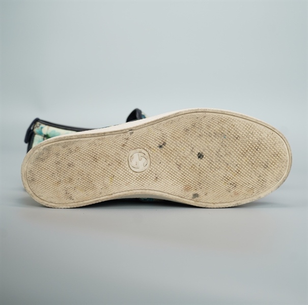 Giày GG hoa xanh size 6 (BQ) KG+