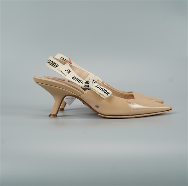 Giày Dior cao gót màu nude size 36 (BQ) KG+