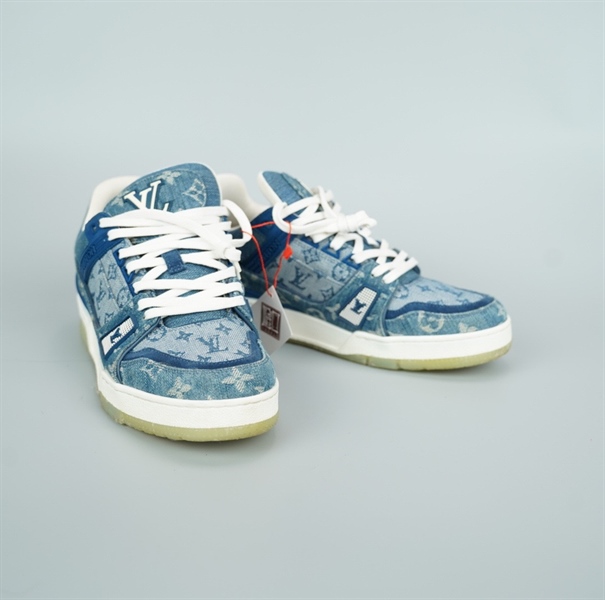 Giày LV xanh jean size 6 (BQ) KG+