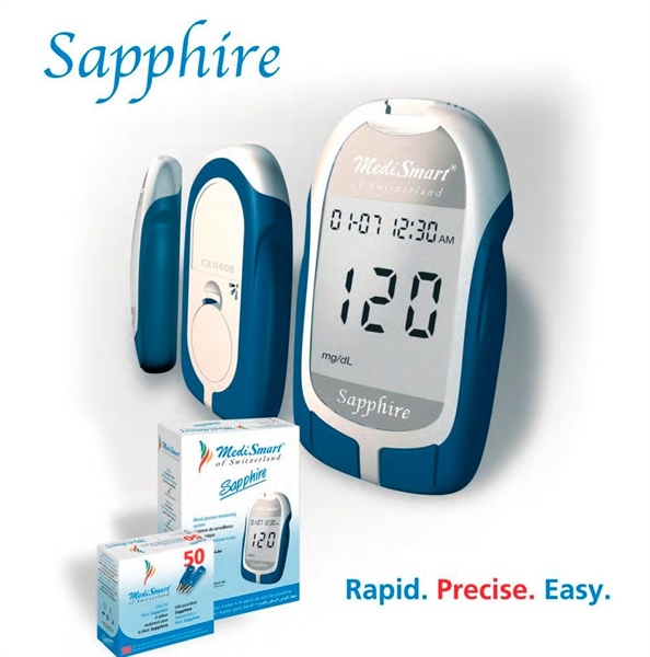 Máy đo đường huyết Sapphire Plus
