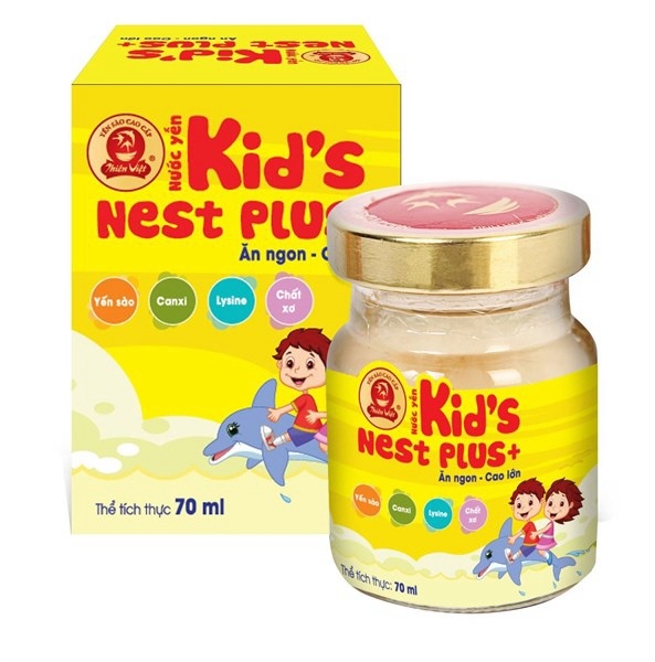 Hộp lọ nước yến Kid's Nest Plus+ Hương yến tự nhiên
