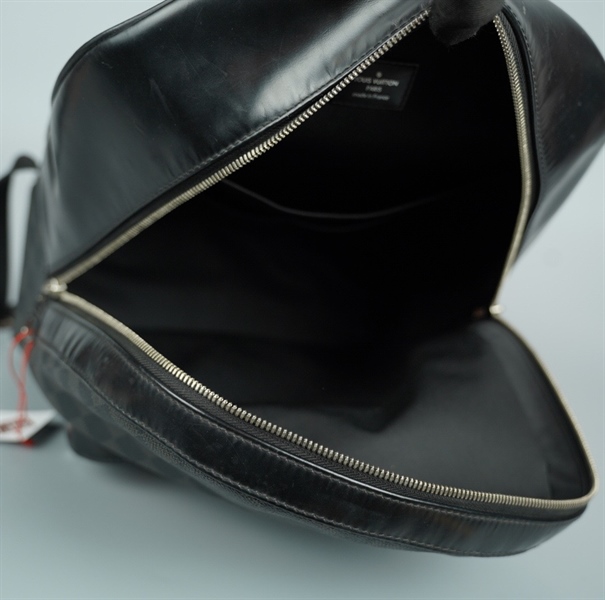 Balo LV ô vuông đen KG+