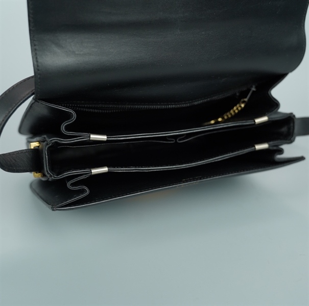 Túi Celine đen khóa xe ngựa vàng size 22 KG+