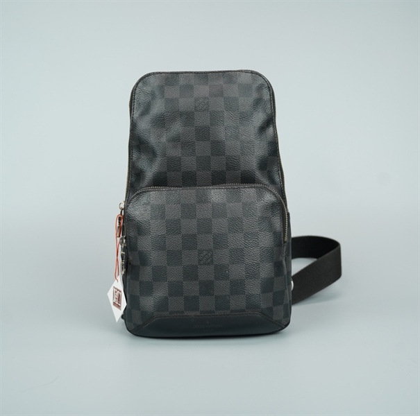 Túi LV đeo chéo ô vuông đen size 20 KG+