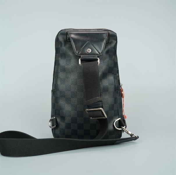 Túi LV đeo chéo ô vuông đen size 20 KG+