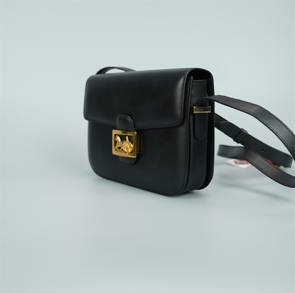 Túi Celine đen khóa xe ngựa vàng size 22 KG+