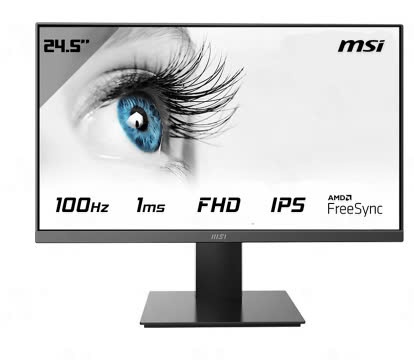 Màn hình MSI PRO MP251 (24.5 inch - IPS - FHD - 100Hz- 1ms - speaker)(2Y)
