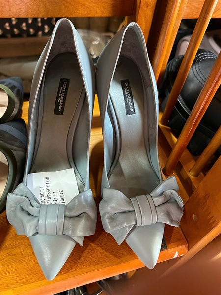 Giày D&G nơ xám - ̣(HP-G374) KG+