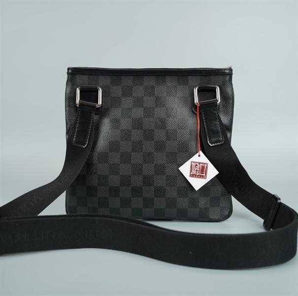 Túi LV ô vuông đen size 24 (BQ) KG+