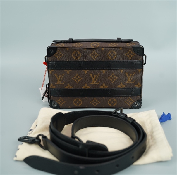 Túi LV Clutch hoa nâu viền đen size 21 (BQ) KG+