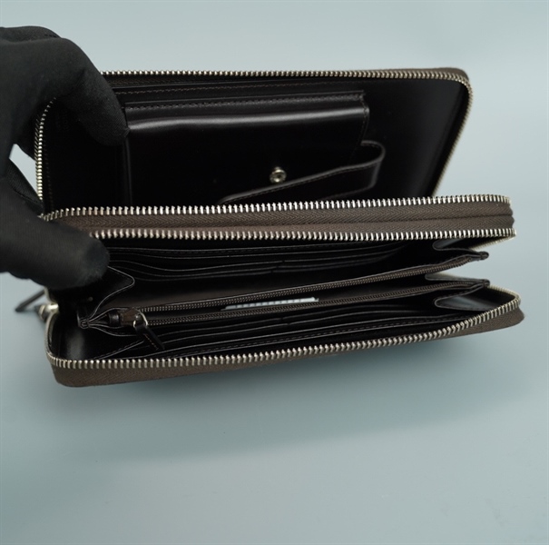 Túi GG clutch nâu size 21 (BQ) KG+