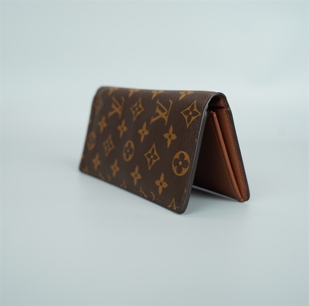 Ví LV hoa nâu gấp 2 (BQ) KG+