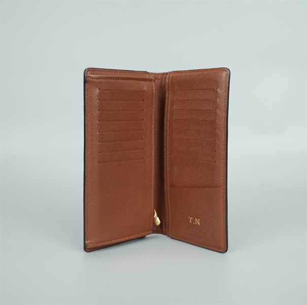 Ví LV hoa nâu gấp 2 (BQ) KG+