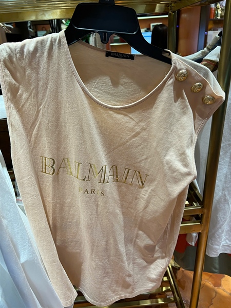 Áo thun Balmain hồng nhạt (HP-A1220-BB) KG+