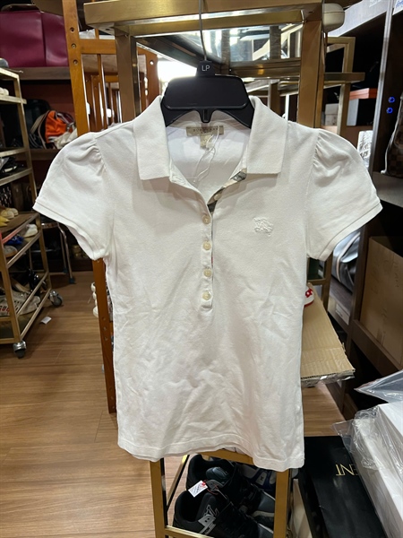 Áo thun BBR trắng cổ sen (HP-A1325-TY)