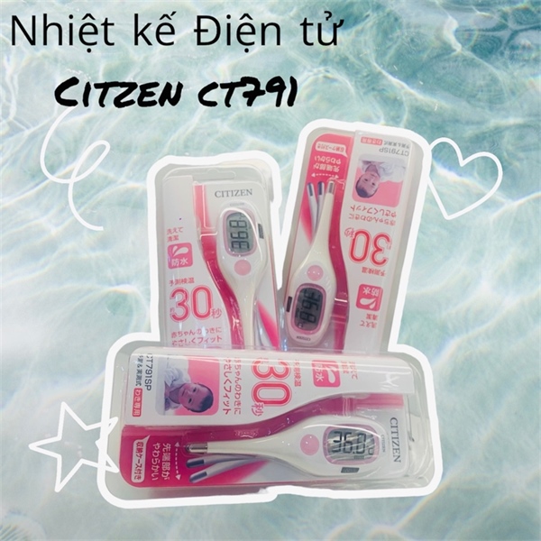 Nhiệt kế điện tử Cetizen CT791 nội địa Nhật Bản đo 30 giây