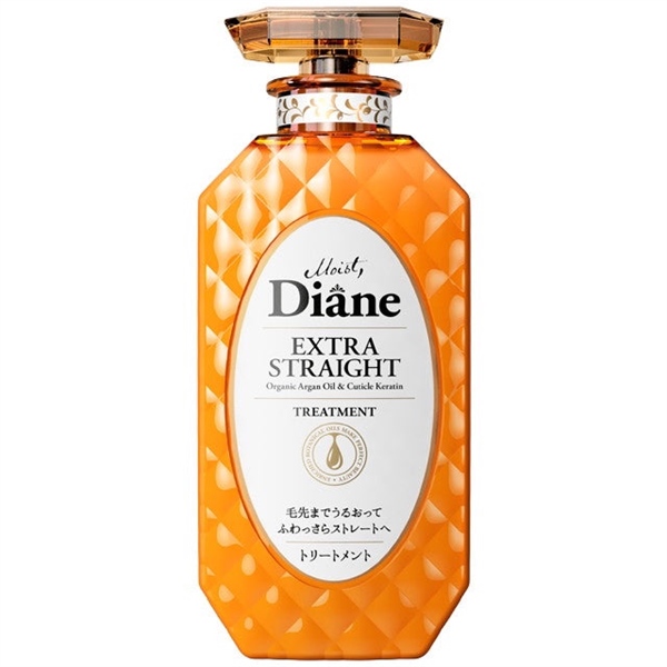 Dầu xả vào nếp thẳng mượt Moist Diane Extra Smooth & Straight Nhật Bản 450ml