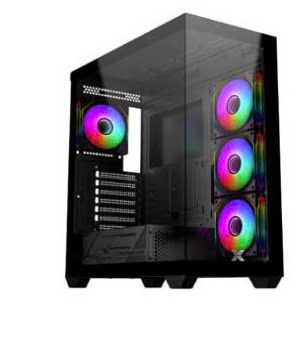 Vỏ Case LED Xigmatek Blast EN44908 ĐEN (4 fan)