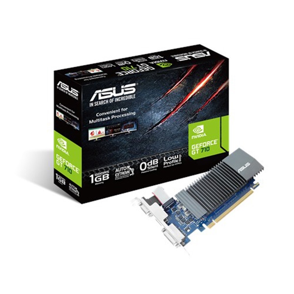 Card VGA Asus Geforce GT 710-SL-1GD5 (1GB GDDR5, 64-bit, DVI+HDMI)
