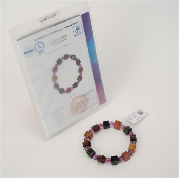 Vòng vuông thạch anh đa sắc 477939 +