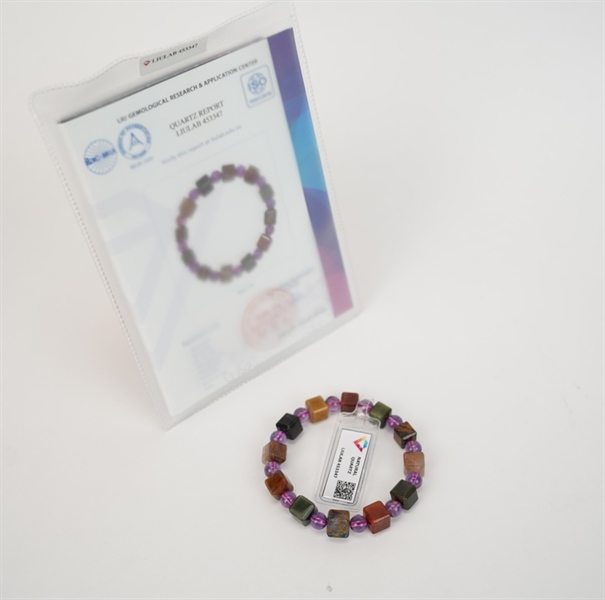 Vòng vuông thạch anh đa sắc 453347 +